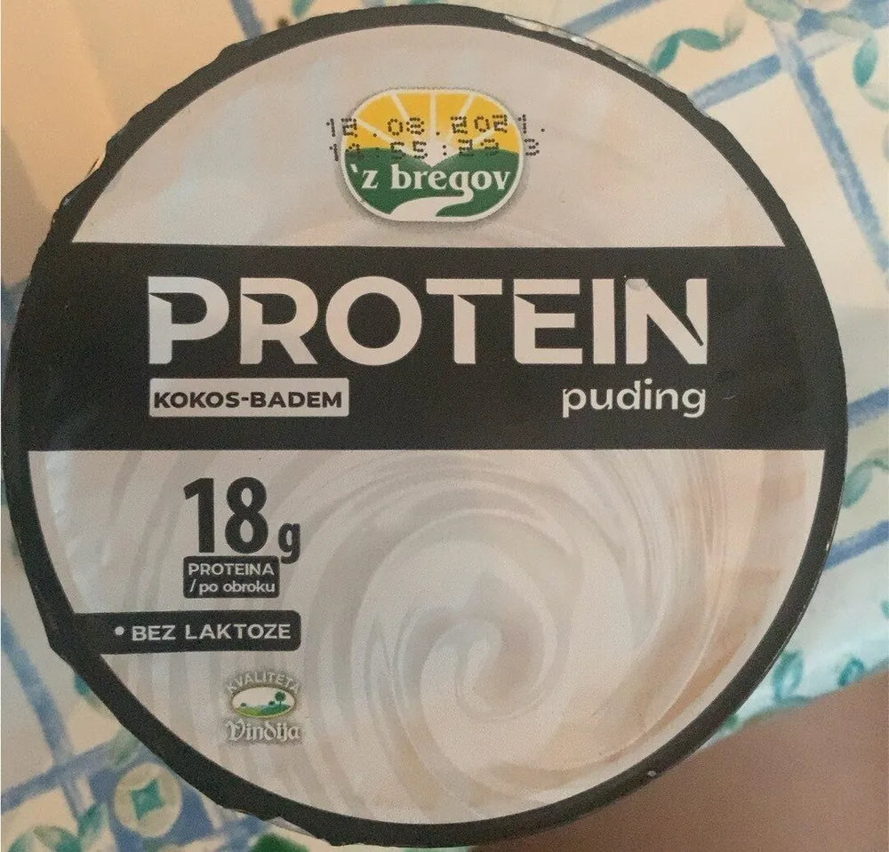 Protein Kokos-badem puding