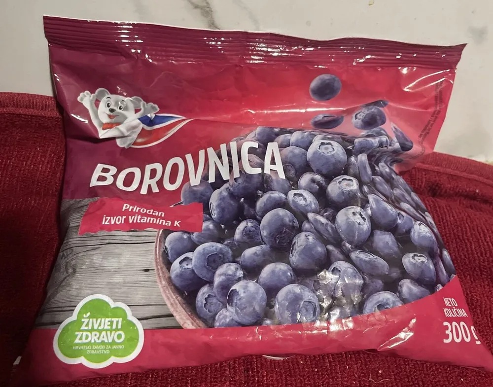 Borovnice, smrznute