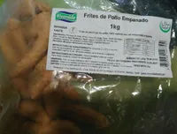 Frites de pollo empanado