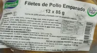 Filetes de pollo empanado