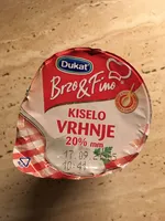 dukat Kiselo Vrhnje 20% 200g