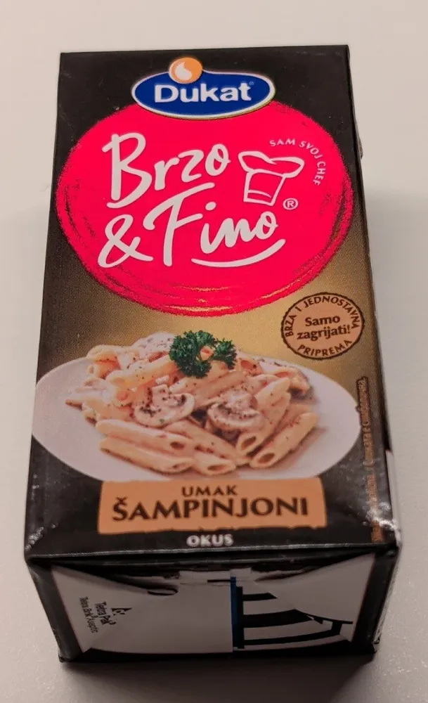Brzo&Fino umak šampinjoni