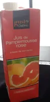 Jus de pamplemouse rose