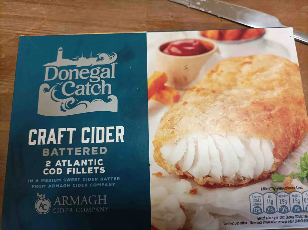Cider battered Cod