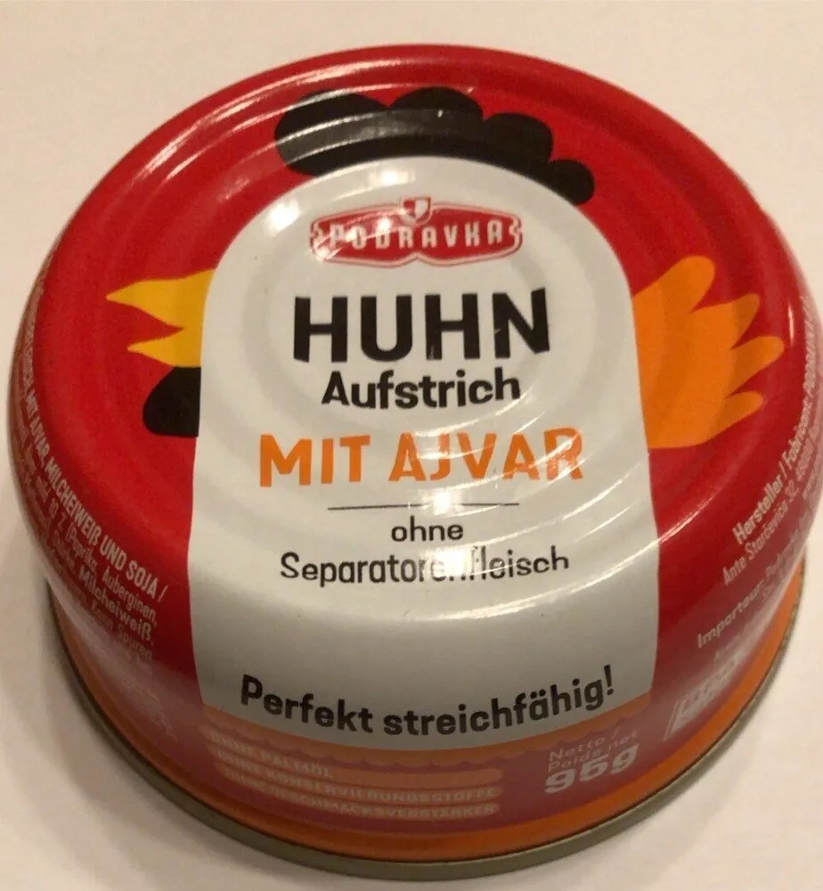 Huhn Aufstrich mit Ajvar