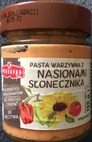 Pasta warzywna z nasionami słonecznika