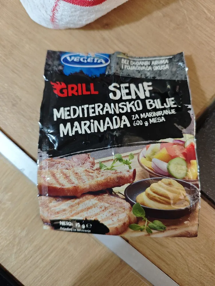 Senf Mediteransko Bilje Marinada
