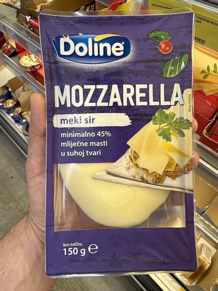 Mozzarela Sliced