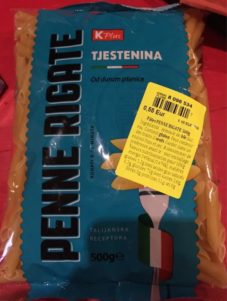 TJESTENINA PENNE RIGATE