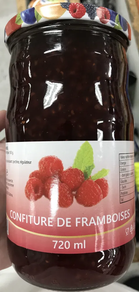 Confiture de framboises