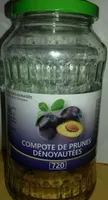 Compote de prunes dénoyautées