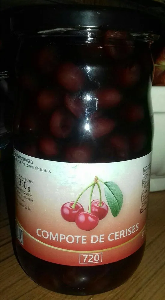 Compote de cerises / Cerises au sirop