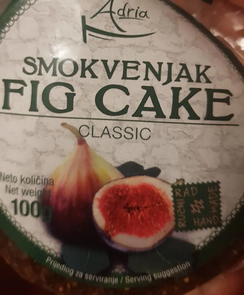 Adria Smokvenjak Fig Cake Classic