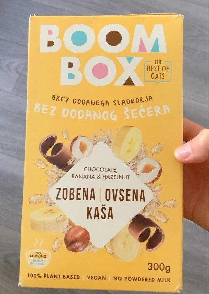 Oats chocolate banana