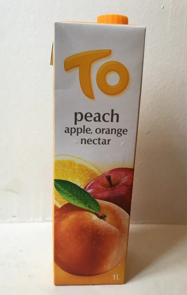 To peach apple orange nectar