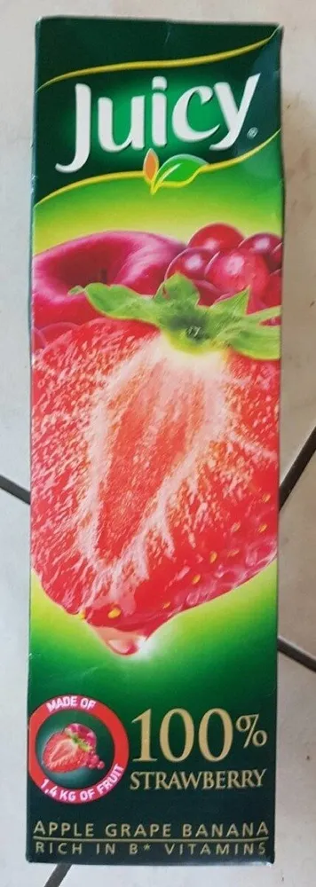 Jus de fruit rouge