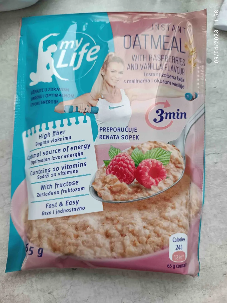 Instant oatmeal