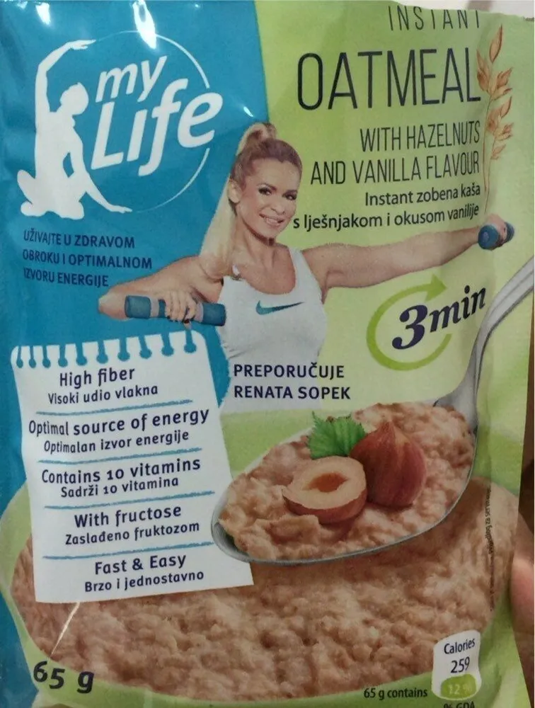 Preparado de avena instantaneo