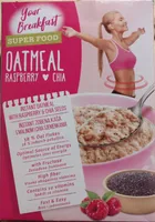 Super food Ormeal raspberry chia