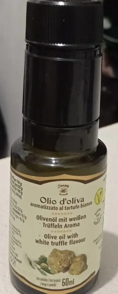 Olio d'oliva aromatizzato al tartufo bianco