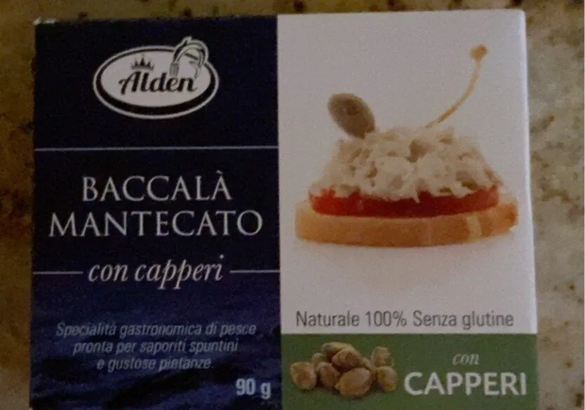 Baccalà mantecato con capperi