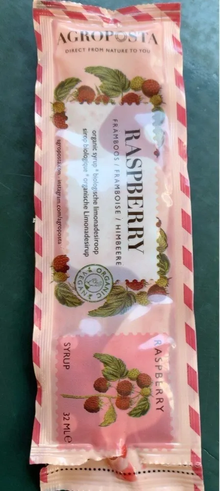 Raspberry organic syrup