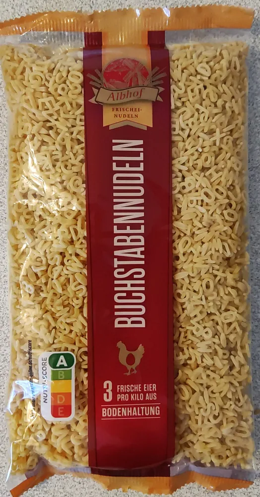 BUCHSTABENNUDELN