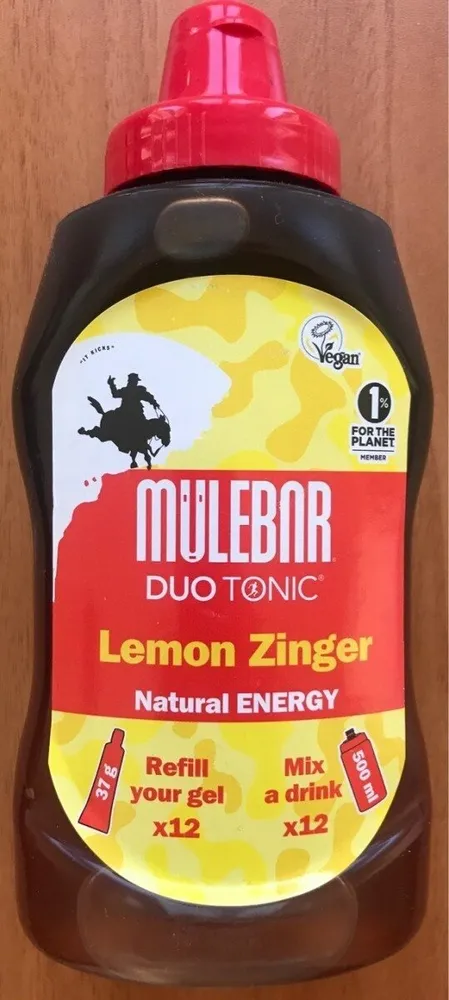 Gel énergétique citron gingembre