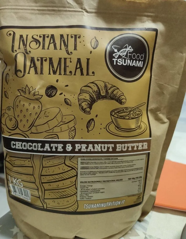 Istant oatmeal chocolate & peanut butter