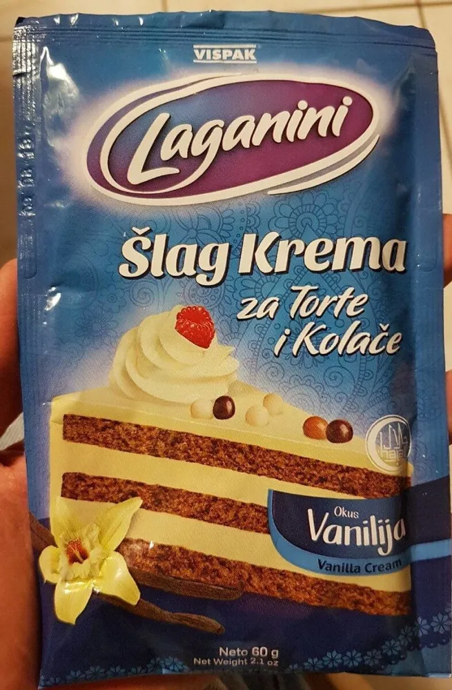 Préparation crème pâtissière à l'arôme de vanille