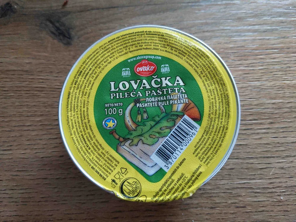 Lovacka Pileca Pasteta