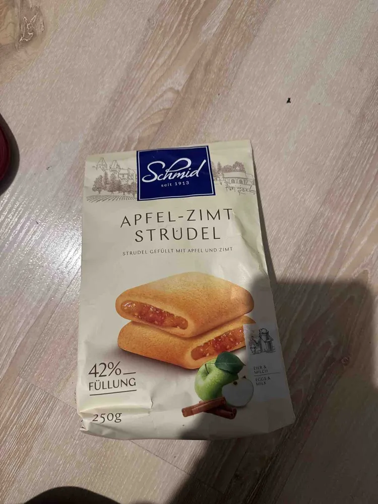 Schmid Apfel-Zimt Strudel 3870128039353  Dauergebäck mit Apfel-Zimt-Füllung