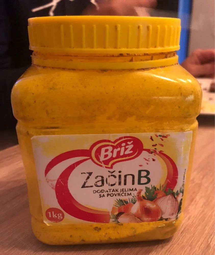 ZAČIN B DODATAK JELIMA SA POVRĆEM