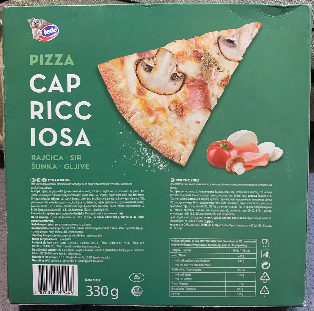 PIZZA CAPRICCIOSA