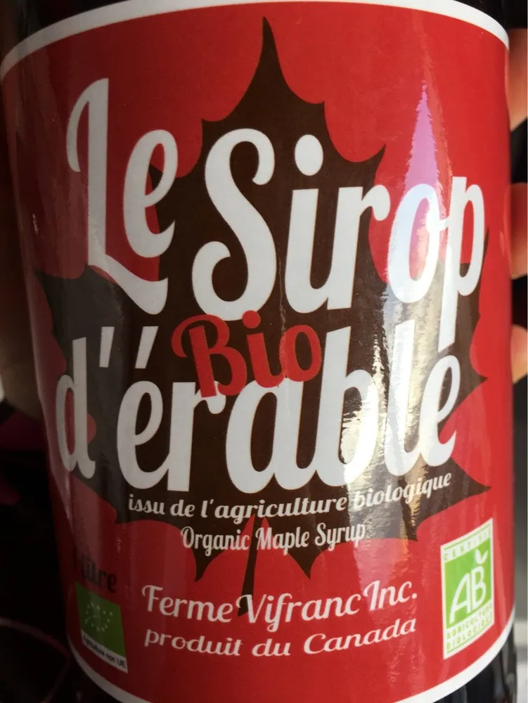 Sirop bio d'érable