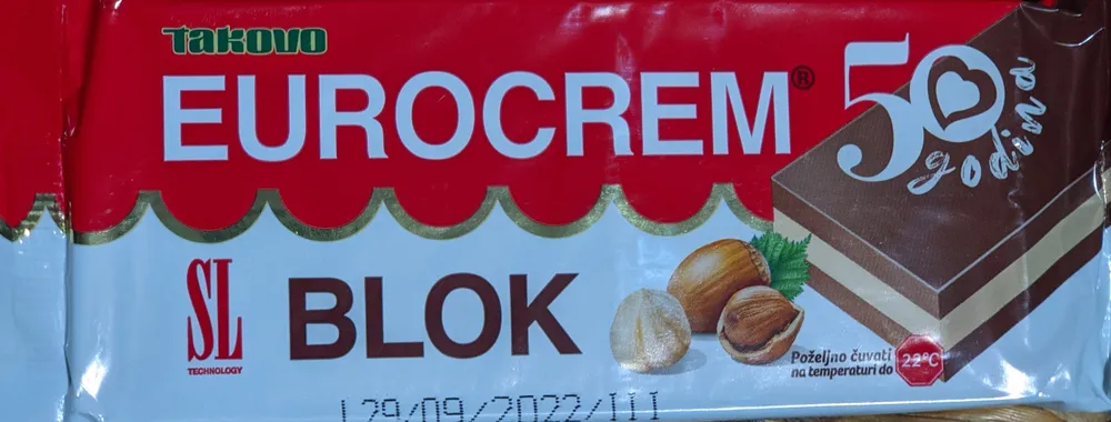 Eurocrem, Mleko, Lešnik, Kakao
