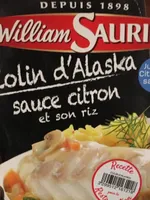 Colin d'alaska sauce citron