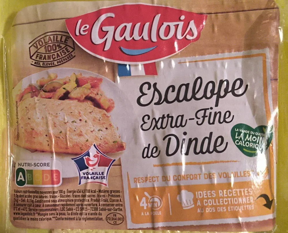Escalope de dinde extra fine