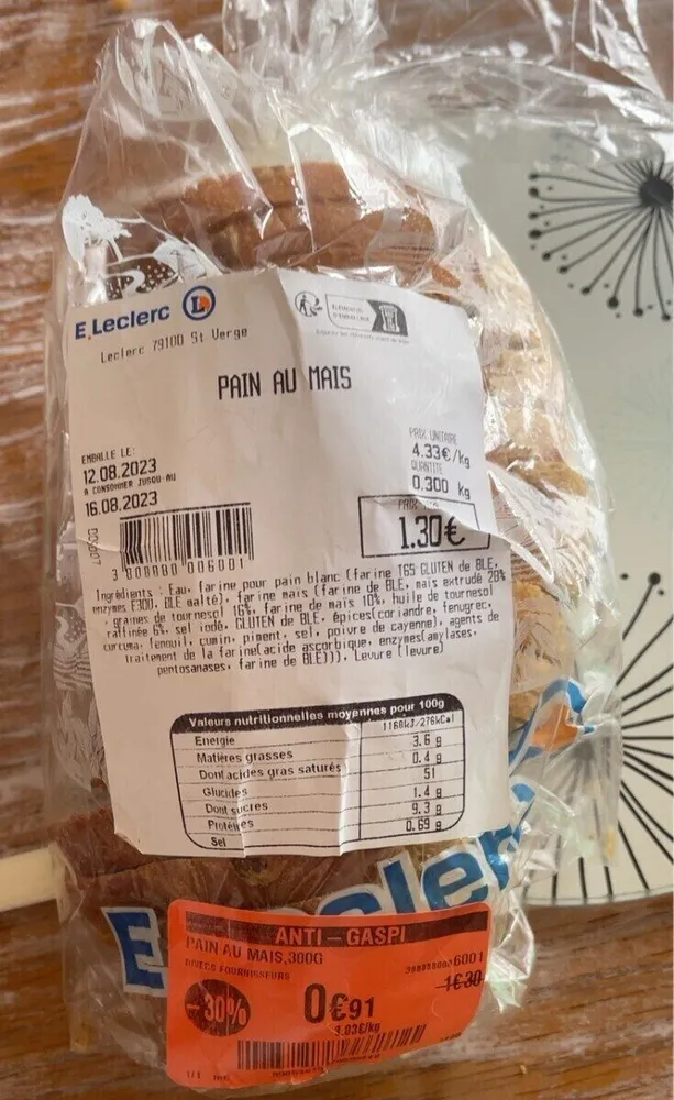 Pain au mais