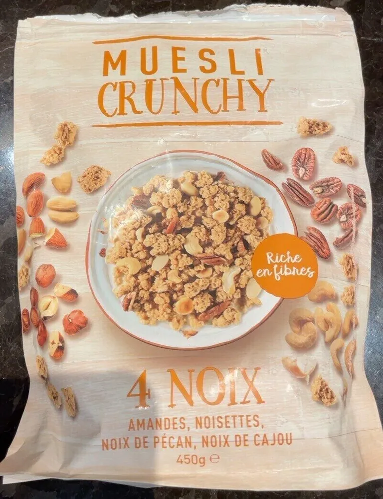 Muesli crunchy 4 noix