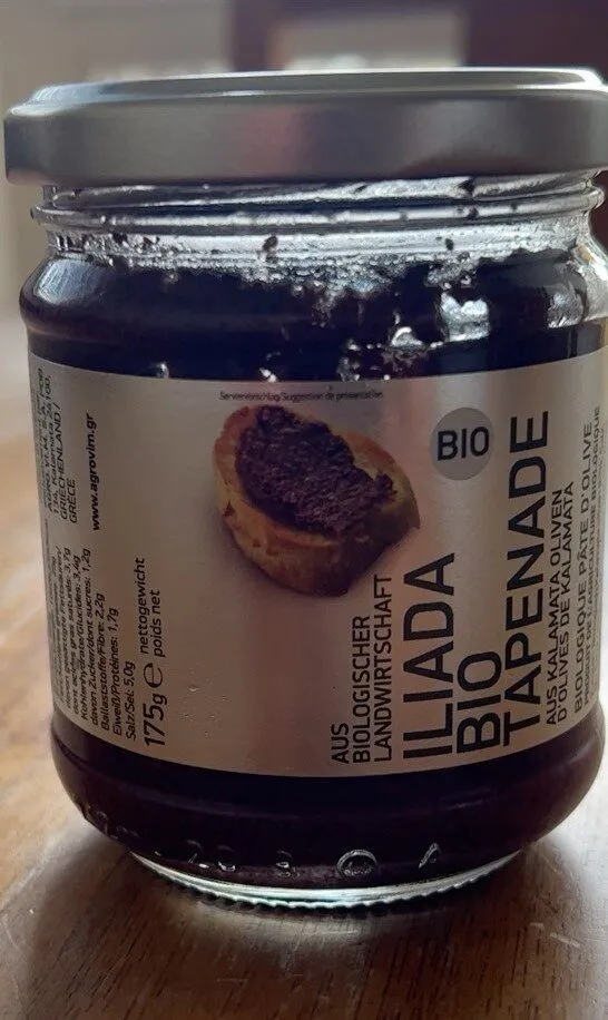 Iliada bio tapenade