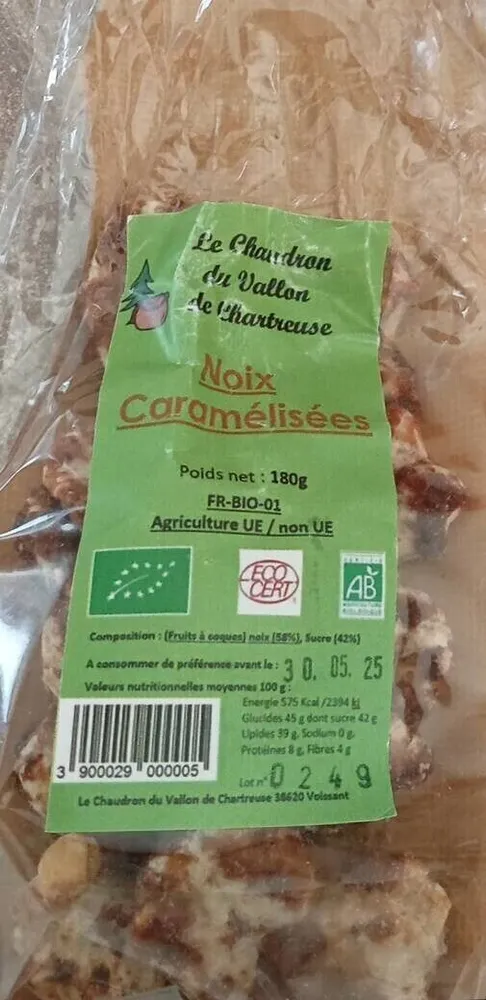 Noix du Dauphiné caramélisées