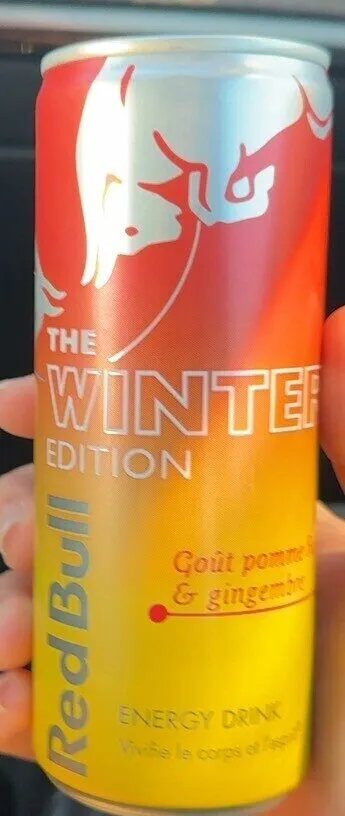 red bull pomme fuji et gingembre