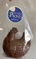 Moulage de chocolat en forme de poule