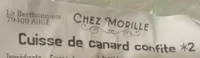 Cuisse de canard confite x2