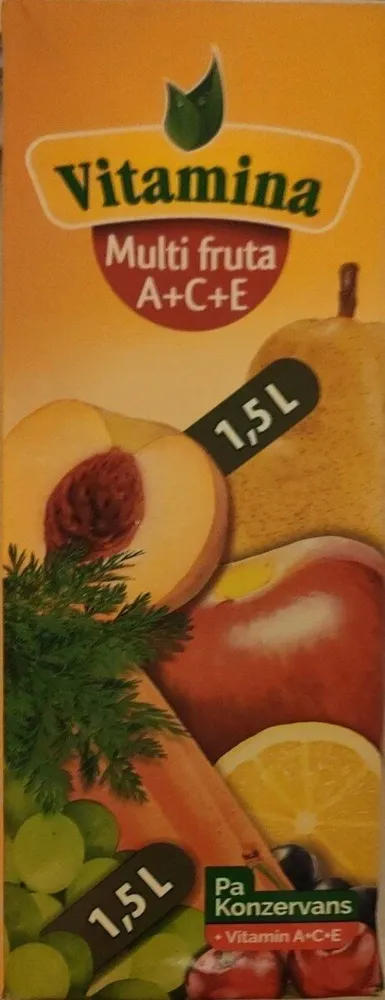 Vitamina Multi fruta A+C+E