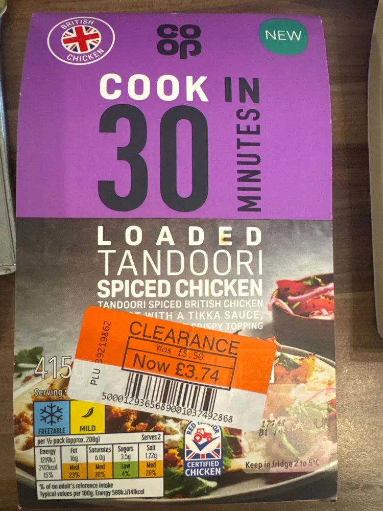 Loaded Tandoori Spiced Chicken