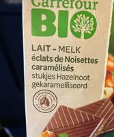 Chocolat au lait éclats de noisettes caramélisées