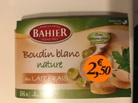 Boudin blanc nature