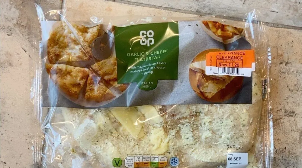 Garlic and cheese flatbread